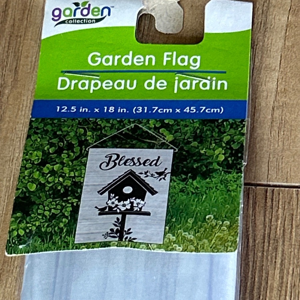 Garden‎ Collection Blessed Birdhouse Garden Flag 12.5 x 18 Inch New